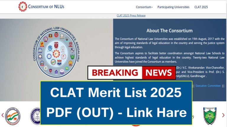 clat merit list 2025
